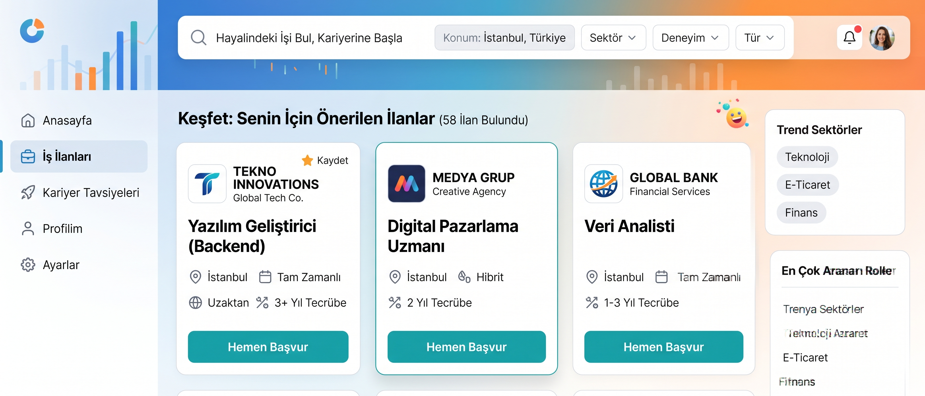 İlanlar bölümü görseli